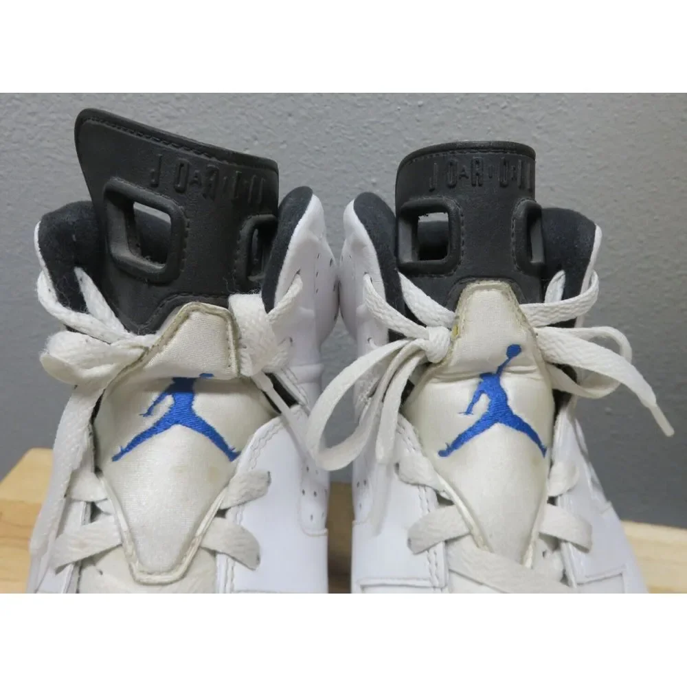 Nike Air Jordan 6 Sport Blue‎ Size 13 Shoes 384664 107 - missing back loops